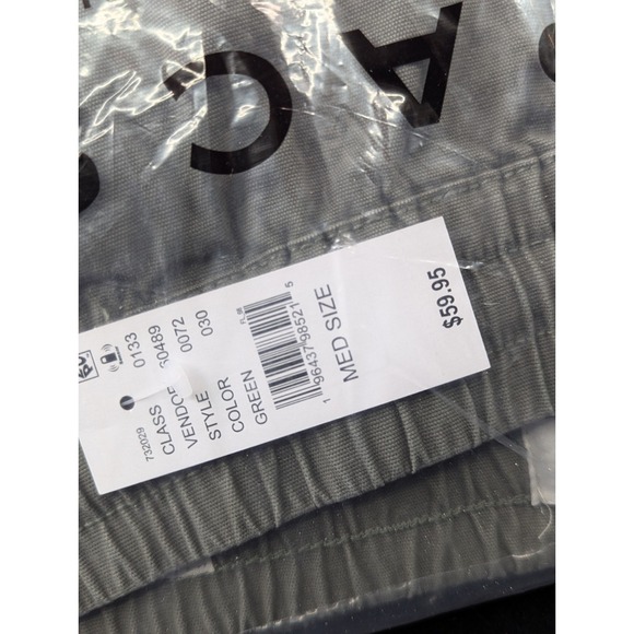 NWT PacSun Baggy Cargo Pant Joggers Drawstring Pull On Green Mens Medium - Picture 2 of 13